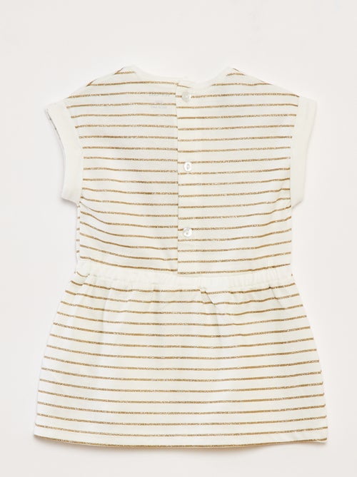 Jurk van jersey met motiefje - Kiabi