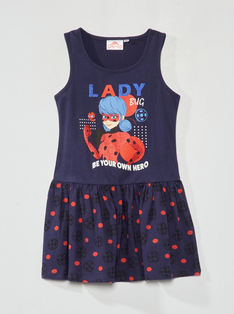 Jurk van jersey 'Miraculous' BLAUW - Kiabi
