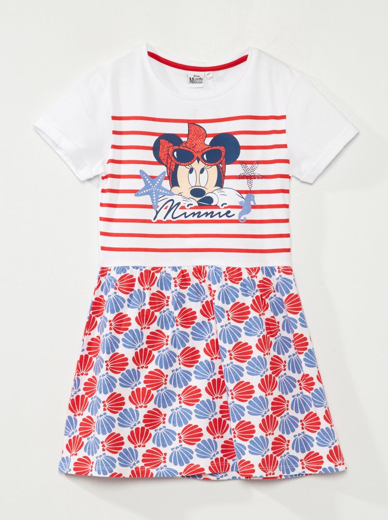 Jurk van jerseystof 'Minnie' rood - Kiabi