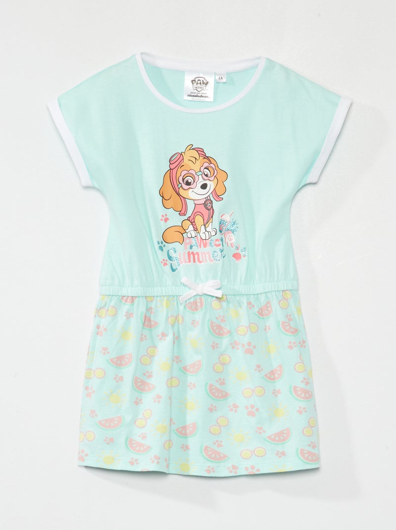 Jurk van jerseystof 'PAW Patrol' BLAUW - Kiabi