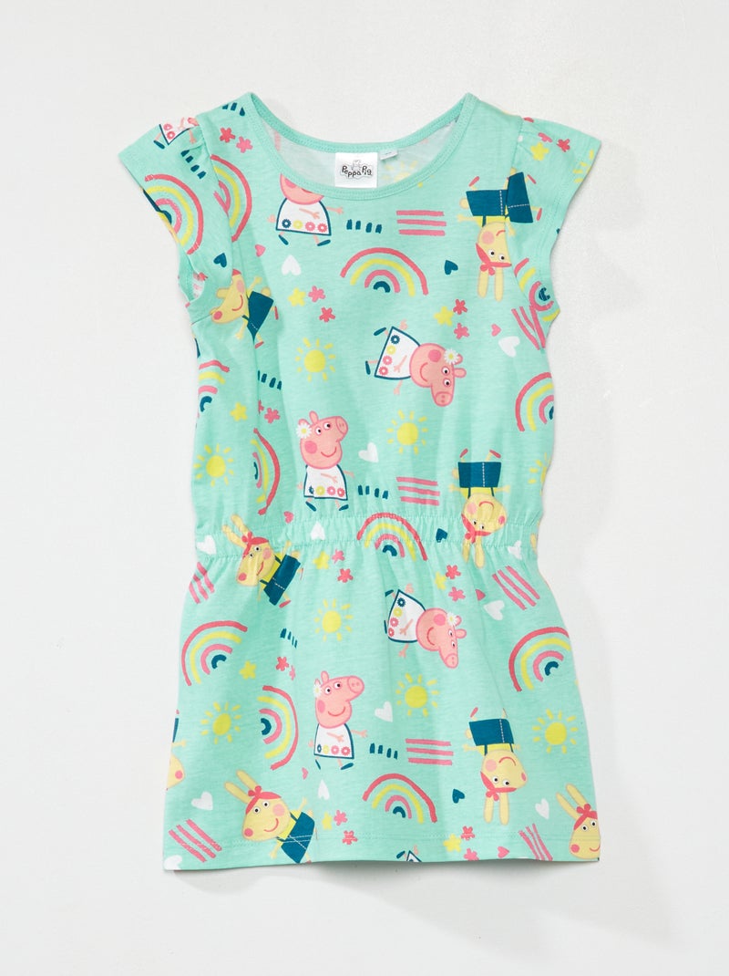 Jurk van jerseystof 'Peppa Pig' BLAUW - Kiabi