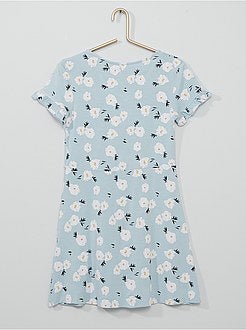 Jurk van jerseytricot met print - Kiabi