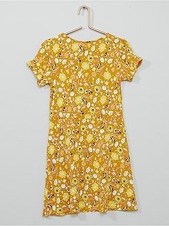 Jurk van jerseytricot met print - Kiabi