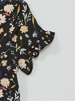 Jurk van jerseytricot met print - Kiabi