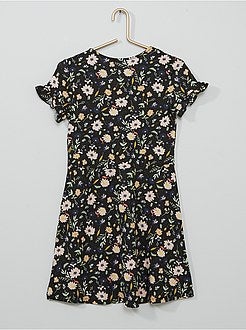 Jurk van jerseytricot met print - Kiabi