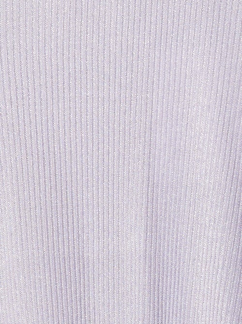 Jurk van lurexstof met textuur - Kiabi