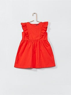 Jurk van popeline + onderbroekje - Kiabi