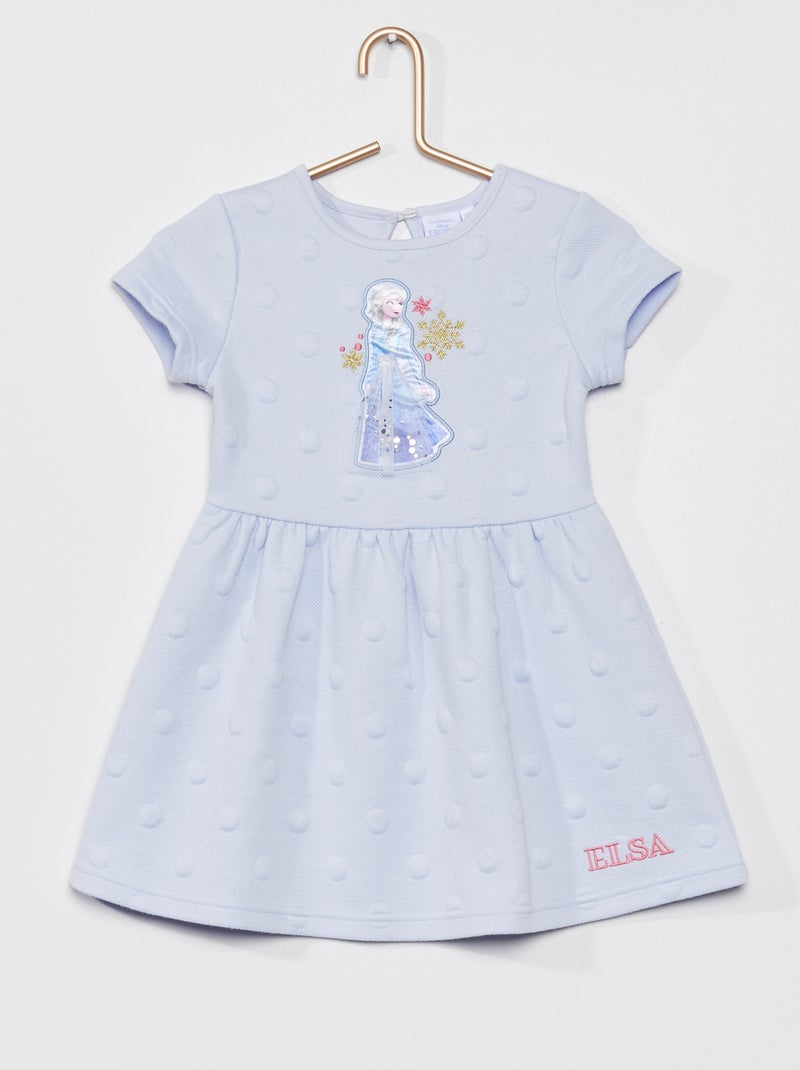 Jurk van tricot 'Frozen' blauw - Kiabi