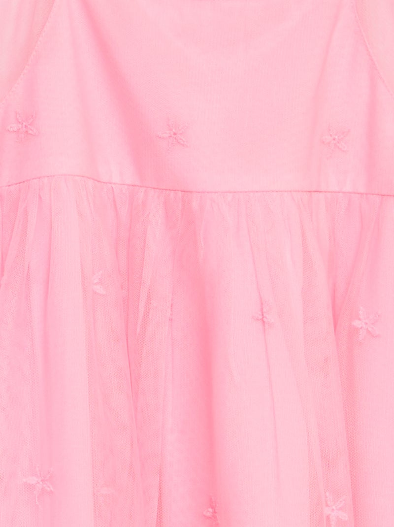 Jurk van tule met borduursel ROSE - Kiabi