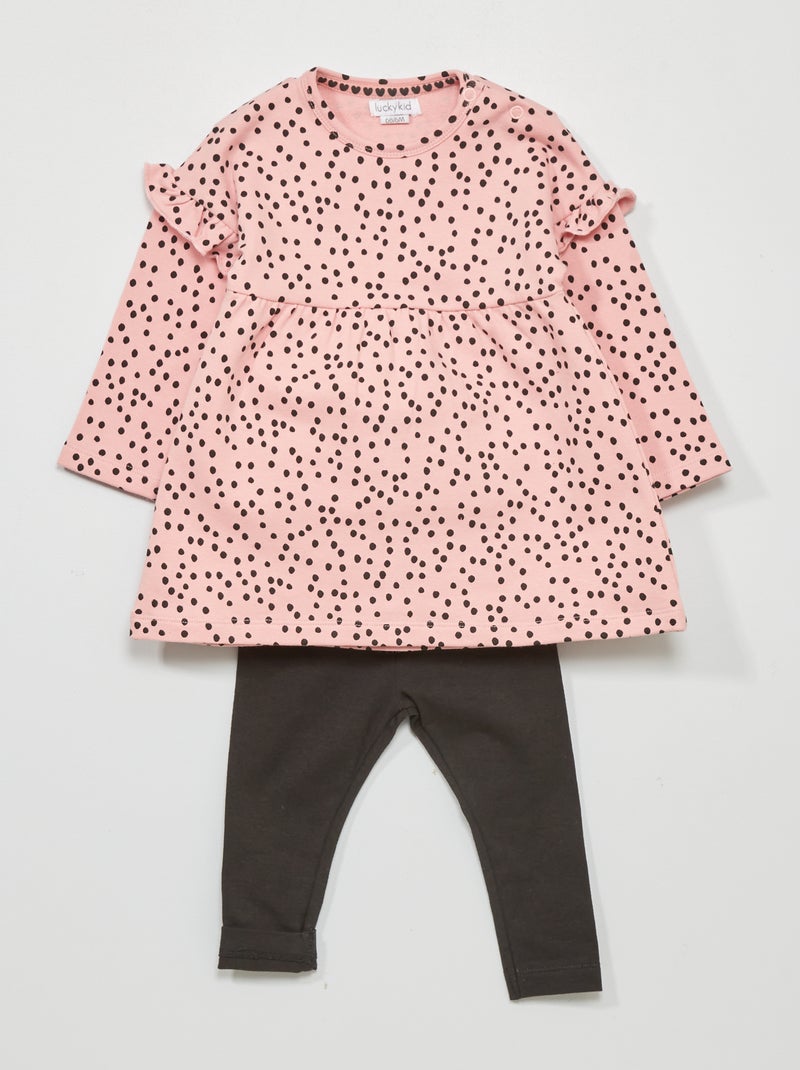Jurkje + legging - 2-delig ROSE - Kiabi