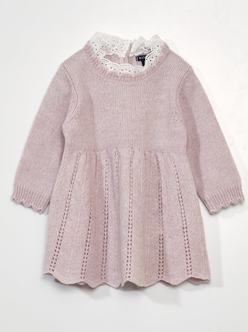 Jurkje van tricot PAARS - Kiabi