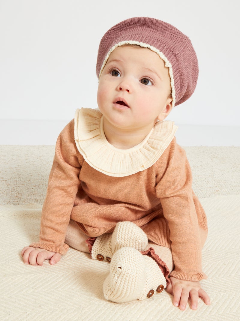 Jurkje van tricot roze - Kiabi