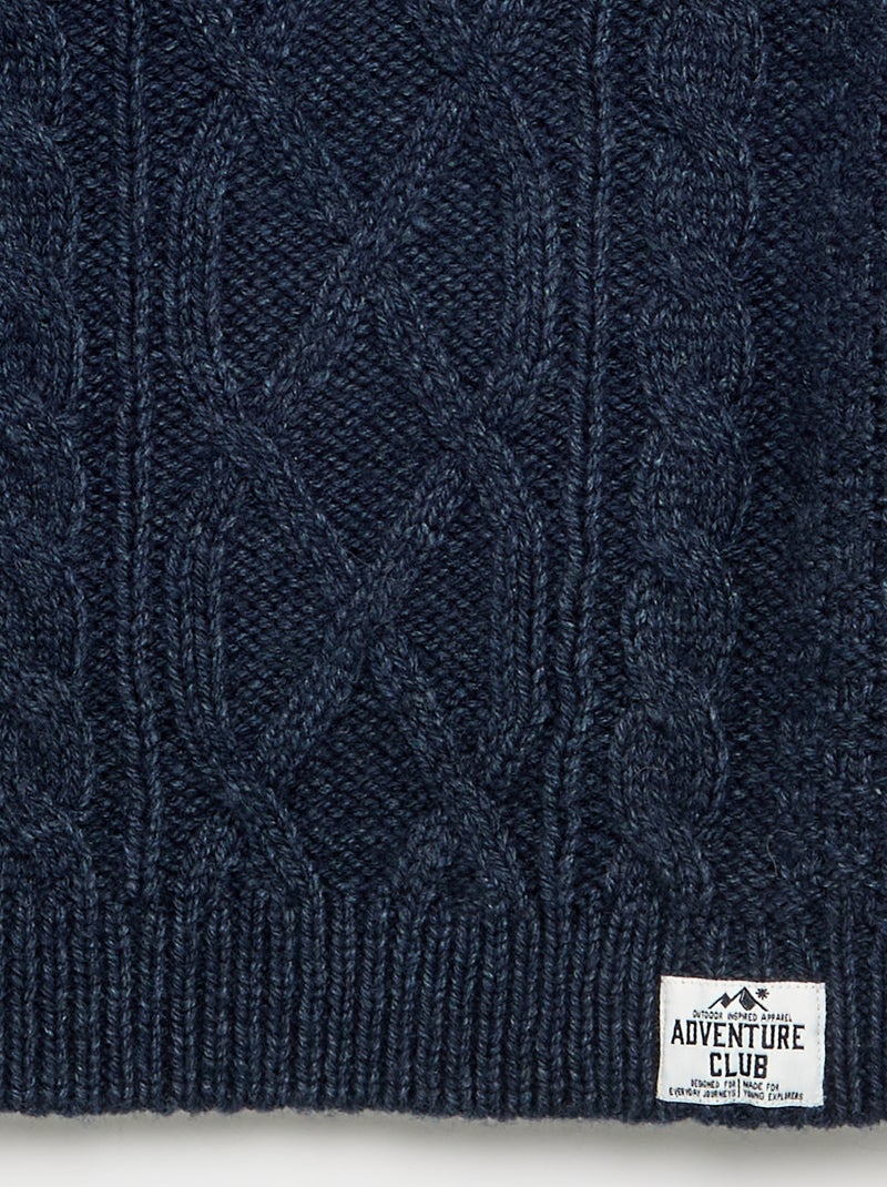 Kabeltrui Blauw - Kiabi
