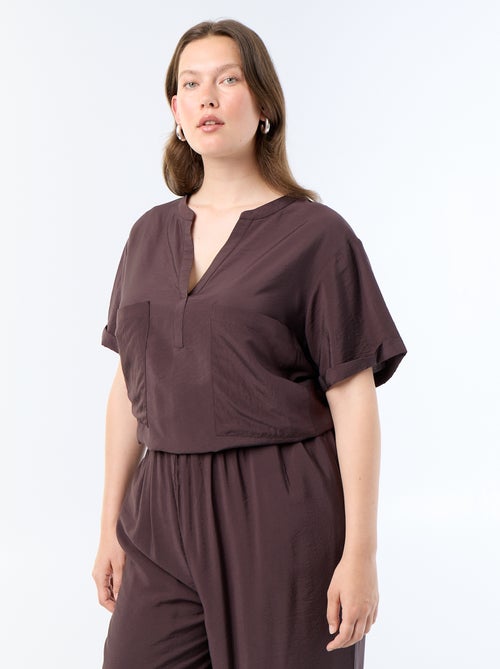 Kaftanblouse van soepele viscose - Kiabi