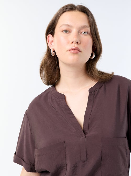 Kaftanblouse van soepele viscose - Kiabi