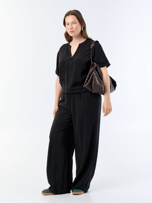 Kaftanblouse van soepele viscose - Kiabi