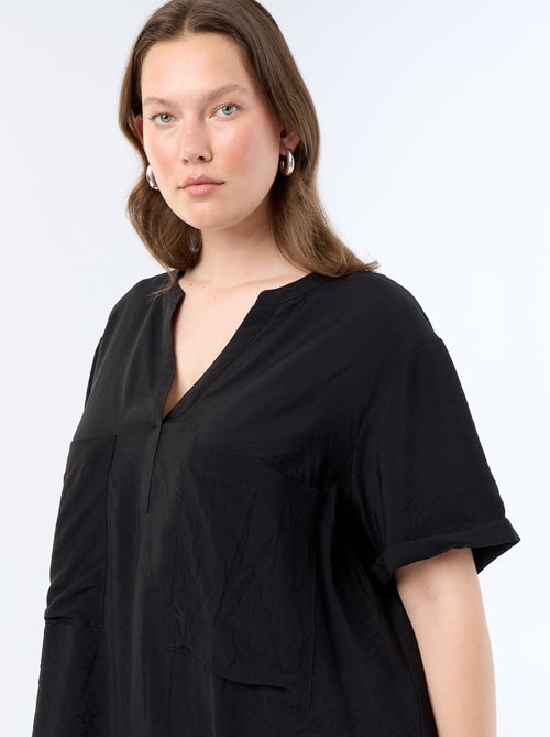 Kaftanblouse van soepele viscose - Kiabi