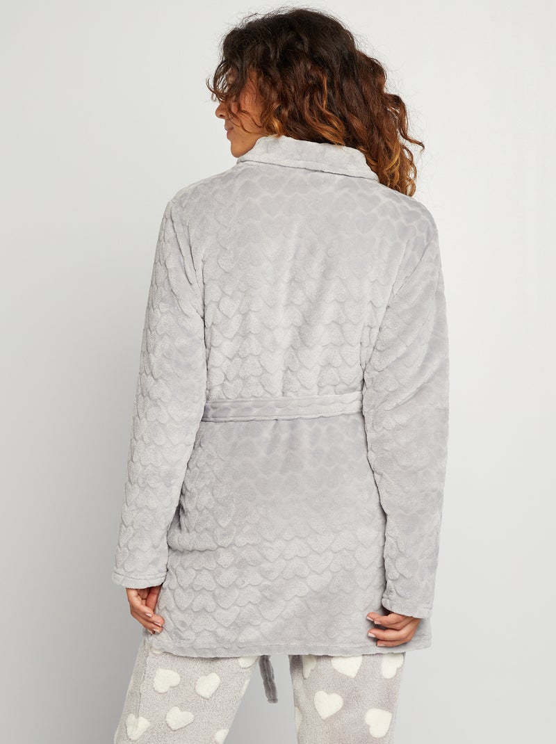 Kamerjas van fleece GRIJS - Kiabi