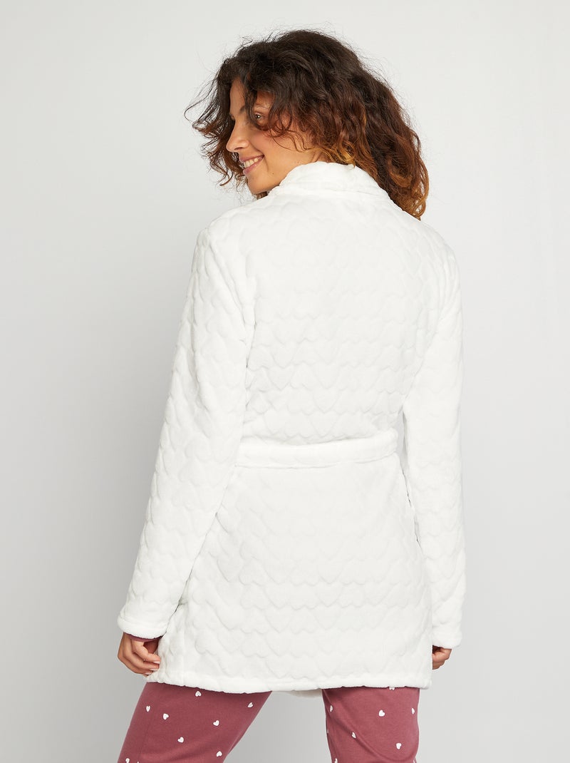 Kamerjas van fleece WIT - Kiabi