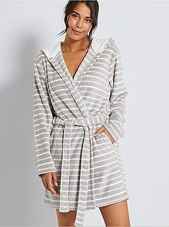 Kamerjas van pluchetricot - Kiabi