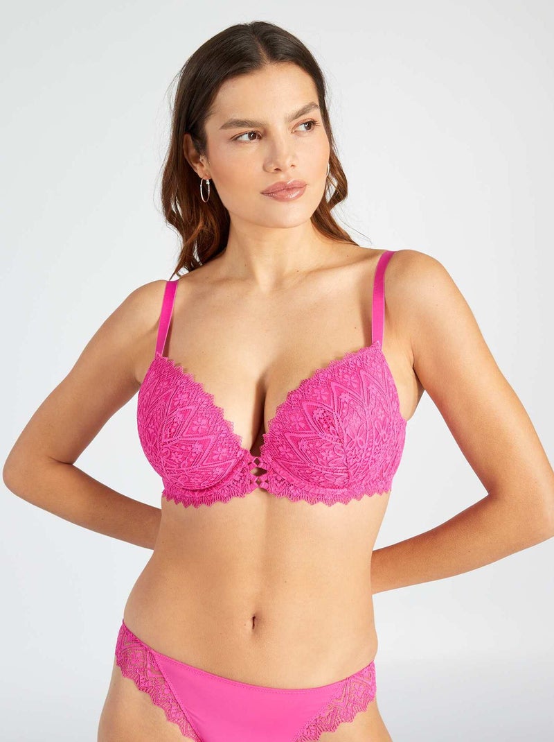 Kanten beha - cupmaat D & E ROSE - Kiabi