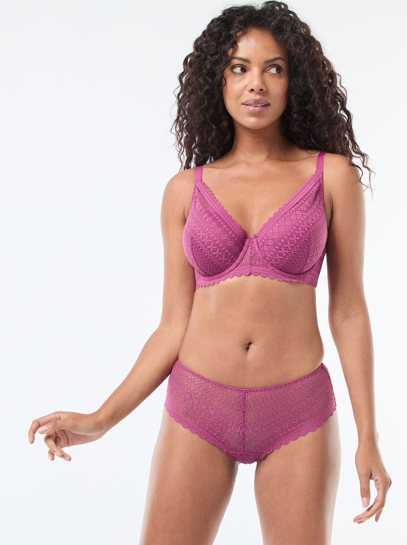 Kanten full-cupbeha Rose - Kiabi