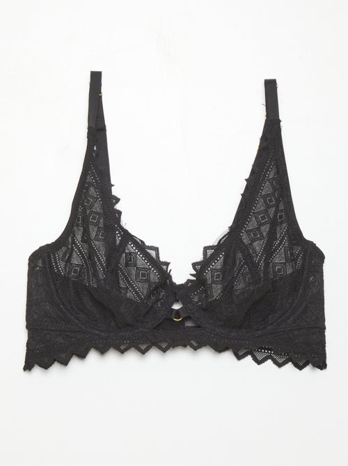 Kanten half-cup beha 'Envie de lingerie' - Kiabi