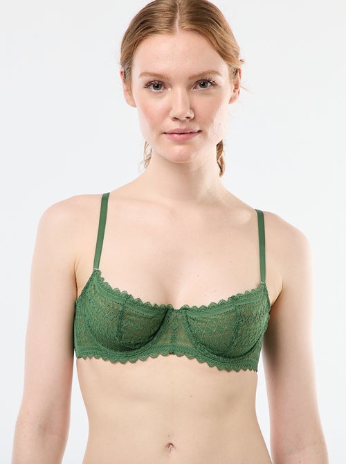 Kanten half-cupbeha - Kiabi