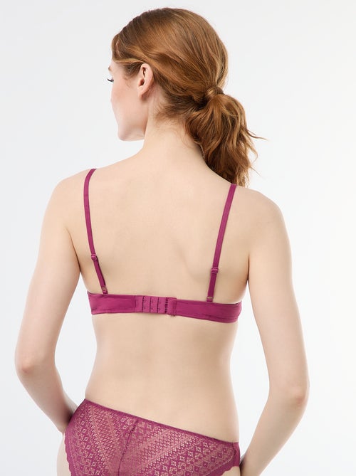 Kanten half-cupbeha - Kiabi