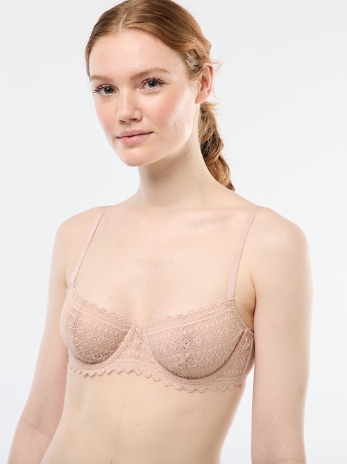 Kanten half-cupbeha - Kiabi