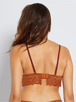 Kanten triangelbeha met uitneembare vullingen - Kiabi