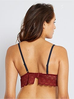 Kanten triangelbeha met uitneembare vullingen - Kiabi