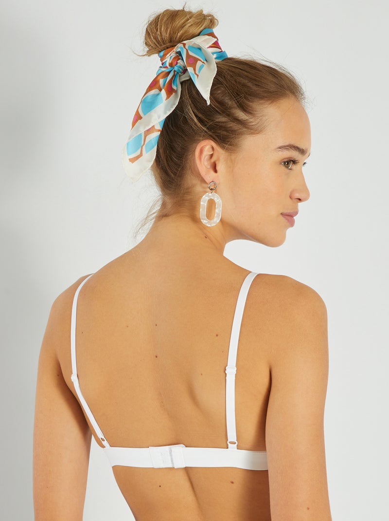 Kanten triangelbeha wit - Kiabi