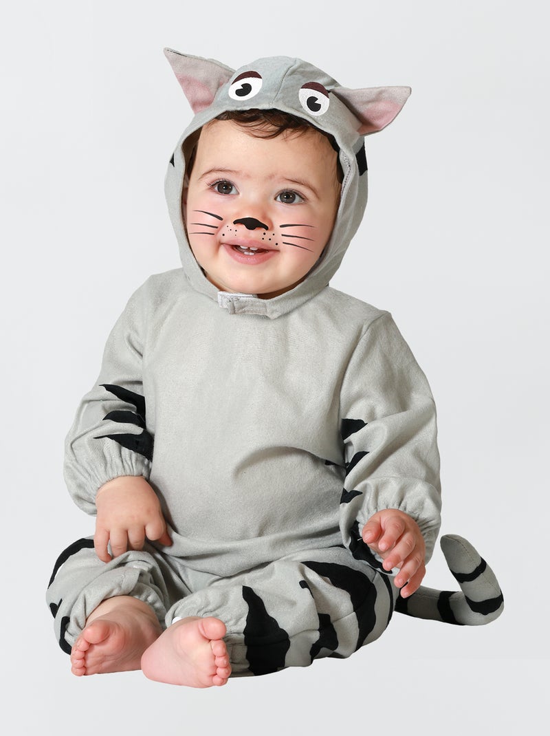 Kat verkleedkleding grijs - Kiabi