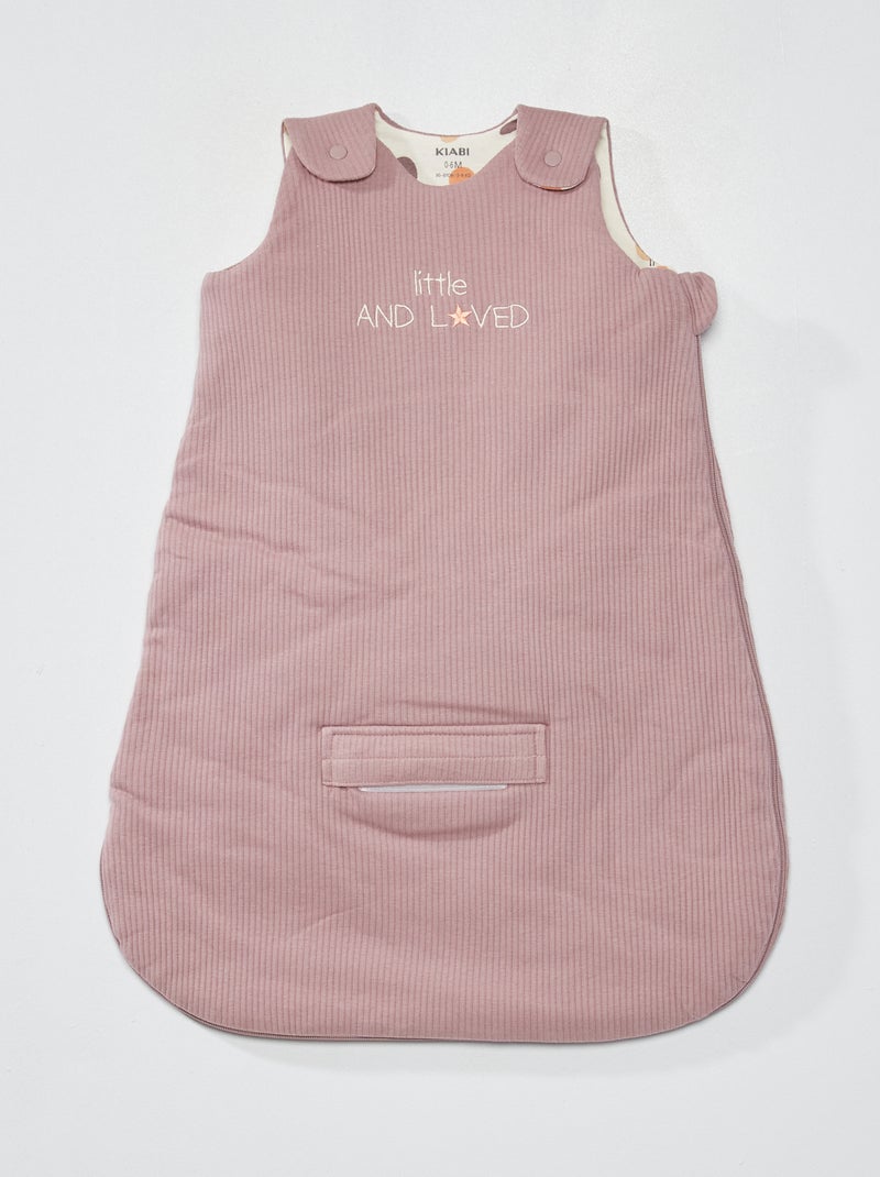 Katoenen babyslaapzak PAARS - Kiabi