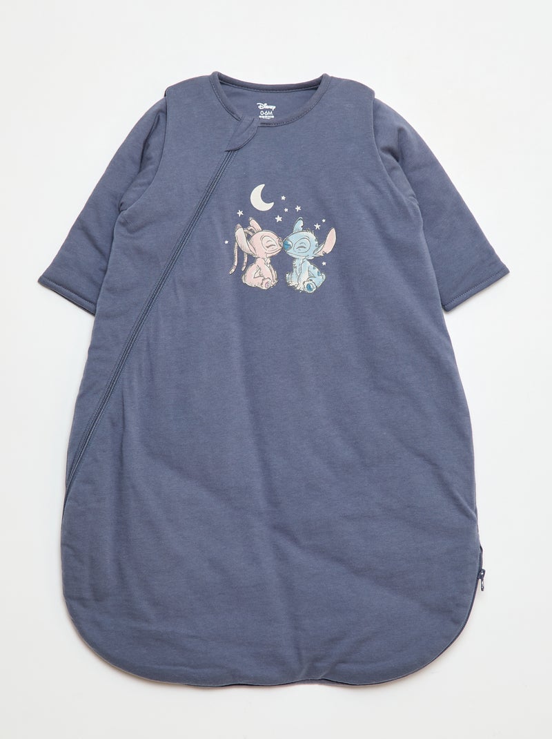 Katoenen babyslaapzak 'Stitch' Blauw - Kiabi