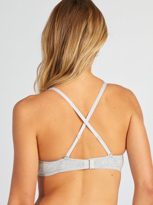 Katoenen beha met schuimvulling - Kiabi