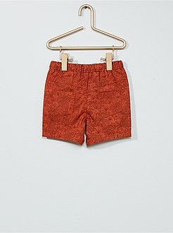 Katoenen bermuda met print - Kiabi