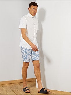 Katoenen chinobermuda - Kiabi