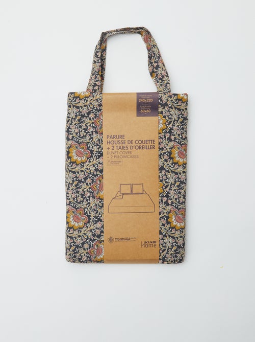 Katoenen dekbedset voor 2-persoonsbed (240x220 cm) - Kiabi Home - Kiabi