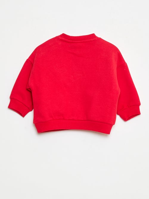 Katoenen Disney-sweater met leuke Marie-print - Kiabi