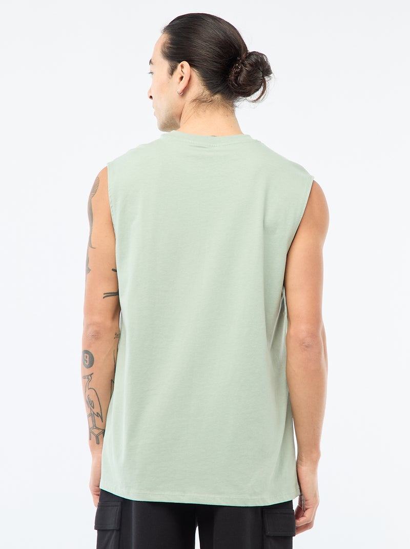 Katoenen hemd Groen - Kiabi