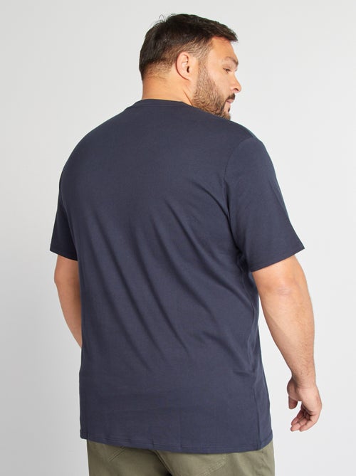 Katoenen heren-T-shirt met V-hals - Kiabi
