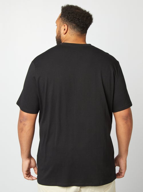 Katoenen heren-T-shirt met V-hals - Kiabi