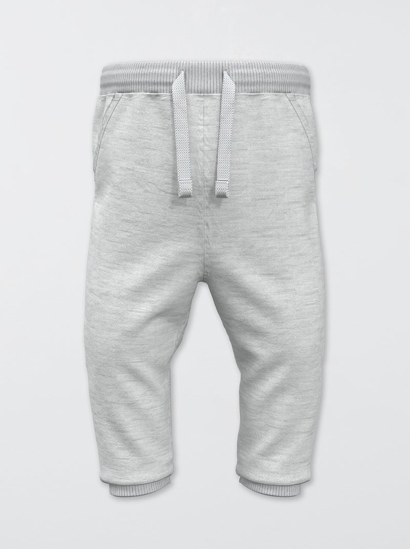 Katoenen joggingbroek - Uniseks GRIJS - Kiabi