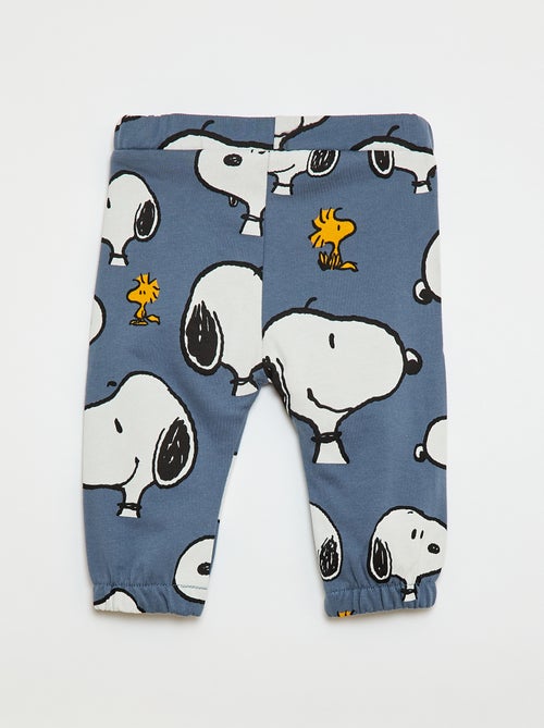 Katoenen joggingbroek met all-over 'Snoopy'-print - Kiabi