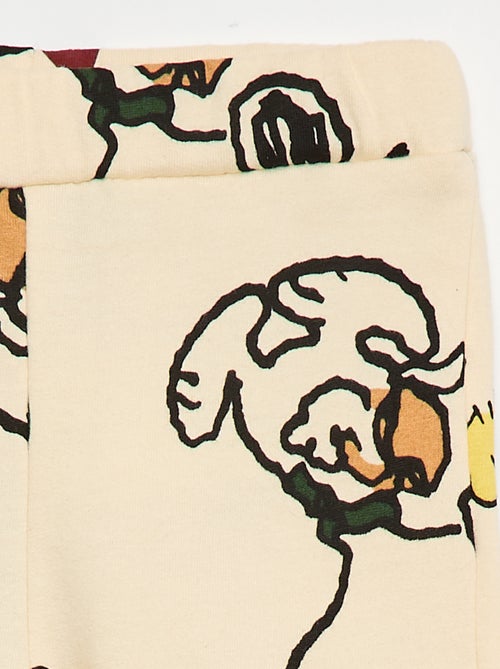 Katoenen joggingbroek met all-over 'Snoopy'-print - Kiabi