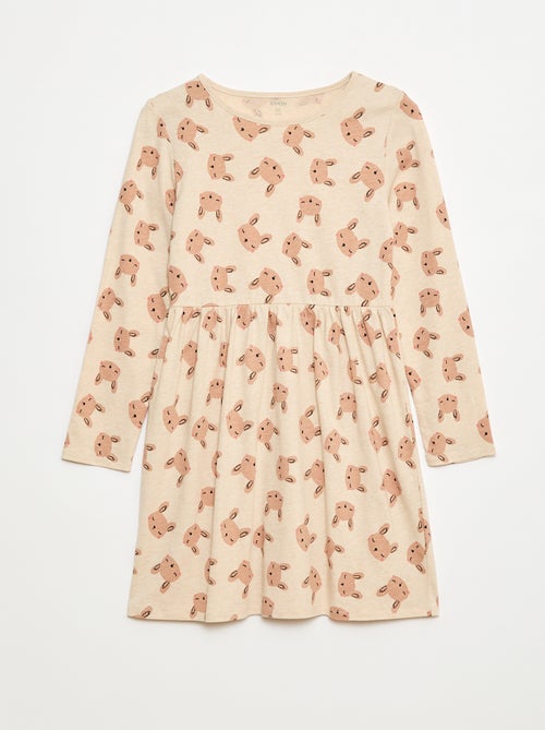 Katoenen jurk met motiefje - Kiabi Katoenen jurk met motiefje - Kiabi