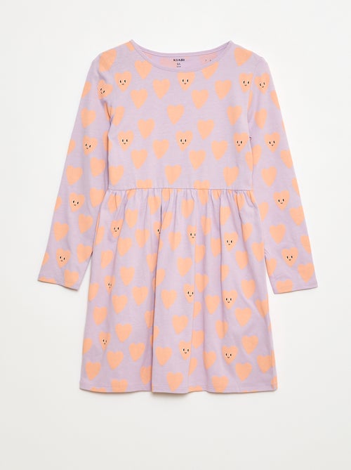 Katoenen jurk met motiefje - Kiabi Katoenen jurk met motiefje - Kiabi