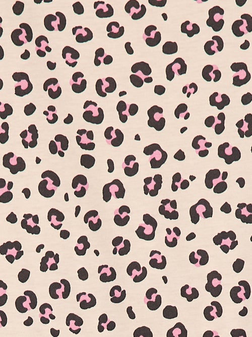 Katoenen jurk met motiefje - Kiabi